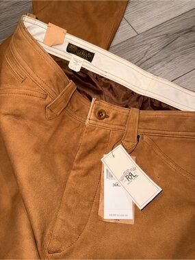 Ralph Lauren Double RL suede western pants